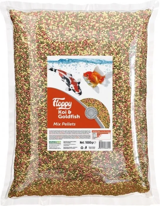 Floppy Koi & Goldfish Mix Pellets 1000 gr