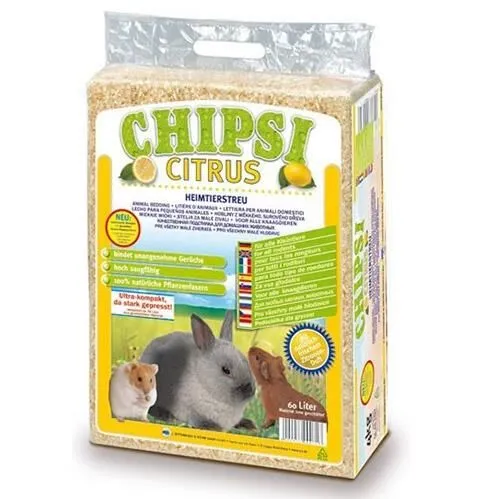 Chipsi Limonlu Kemirgen Talaşı 60 LT
