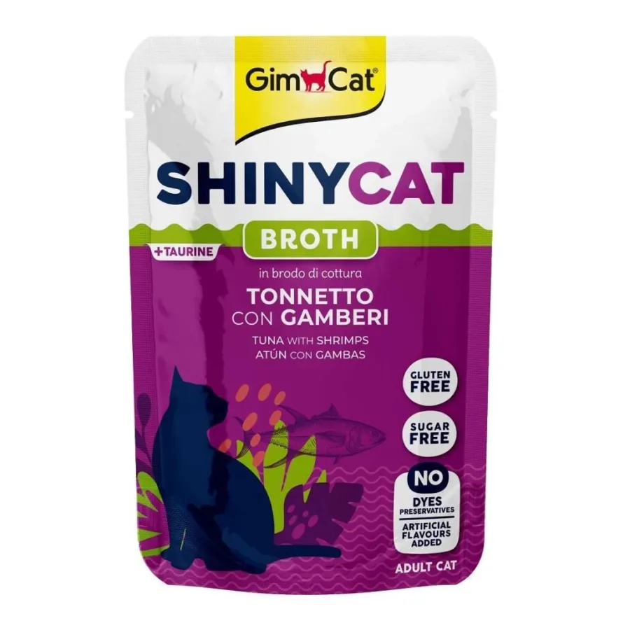 Gimcat Shinycat Tuna with Shrimps Karidesli Pouch Mama 70 gr