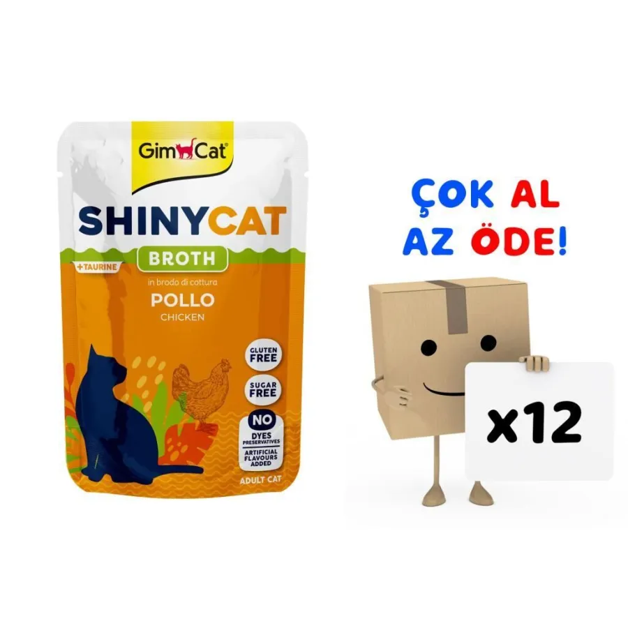 Gimcat Shinycat Chicken Tavuklu Pouch Mama 70 gr