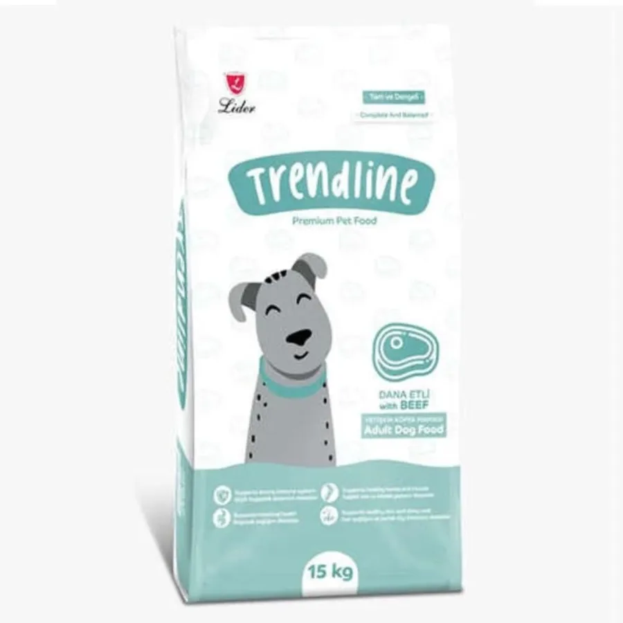 Trendline Biftekli Yetişkin Kuru Köpek Maması 1 Kg