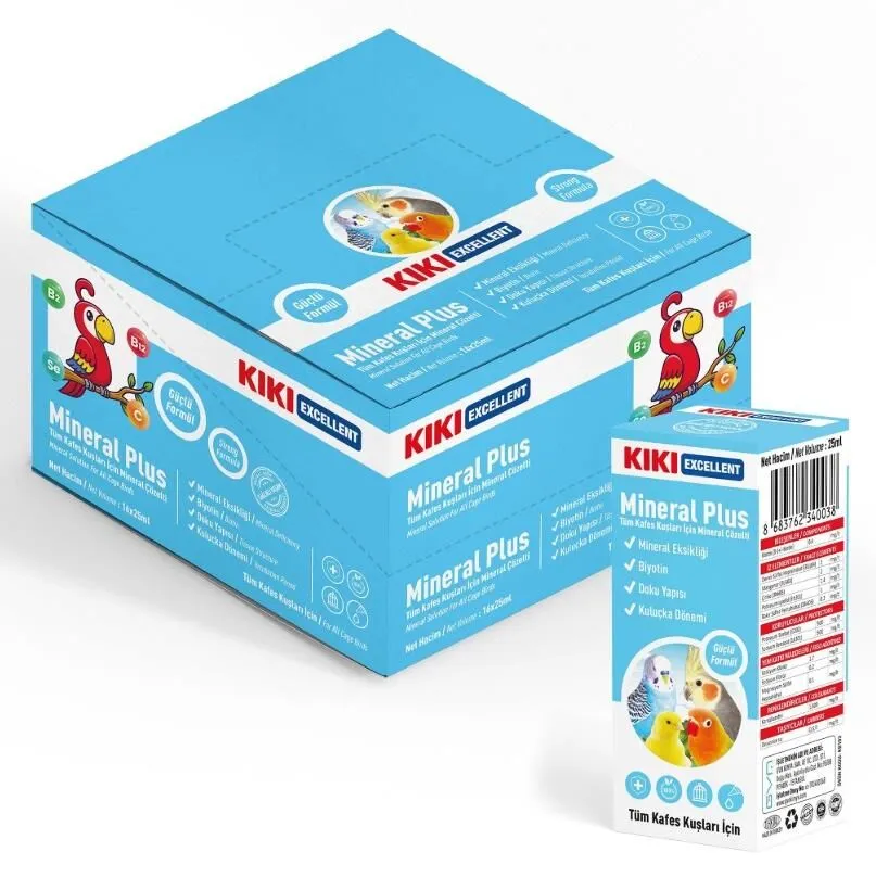 Kiki Excellent Kuş Mineral Plus 25 ml