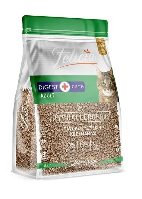 Felicia Az Tahıllı Yetişkin Tavuklu Kedi Maması 1 Kg