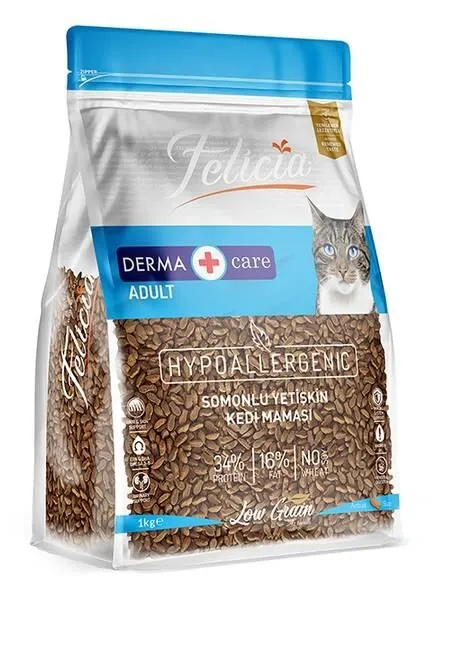 Felicia Az Tahıllı Somonlu Yetişkin Kedi Maması 1 Kg