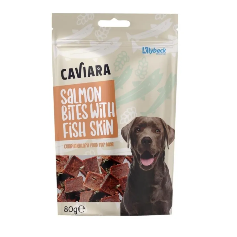 Caviara Balık Derisi ve Somonlu Köpek Ödülü 80 Gr
