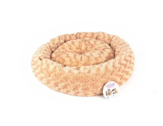 PetPretty Simit Yatak Peluş A. Kahve 55x55 cm
