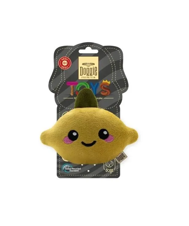 Doggie Köpek Oyuncağı Peluş Limon 11Cm