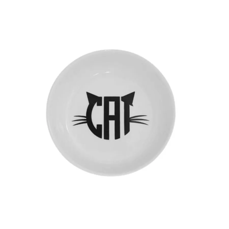Raccoon Cat Kedi Seramik Mama ve Su Kabı 250 Ml