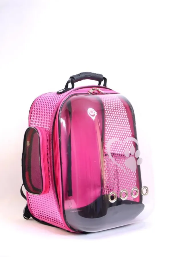 MİGNO Zenith Astronot Model Kedi Köpek Taşıma Çantası - Pembe