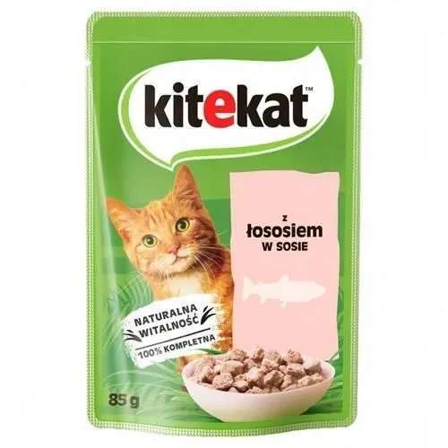 Kitekat Somon Etli Kedi Yaş Maması 85 Gr (Gravy)
