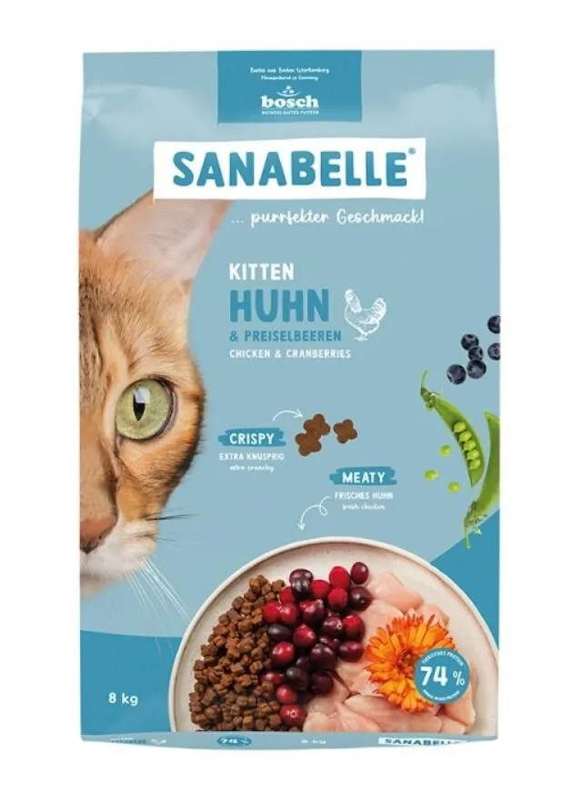 Sanabelle Kitten Tavuklu Yavru Kedi Maması 8 Kg