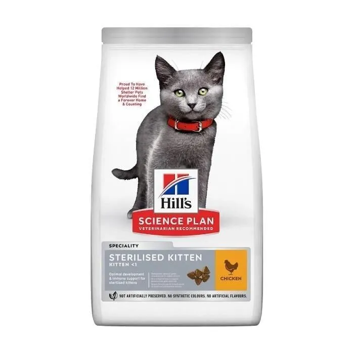 Hills Feline Sterilised Kitten Yavru Kısır Kedi Maması 3 Kg