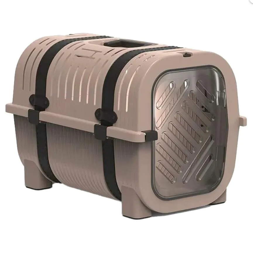 Innocozy Krem Kahve Kedi Köpek Taşıma Çantası 33x51x36cm