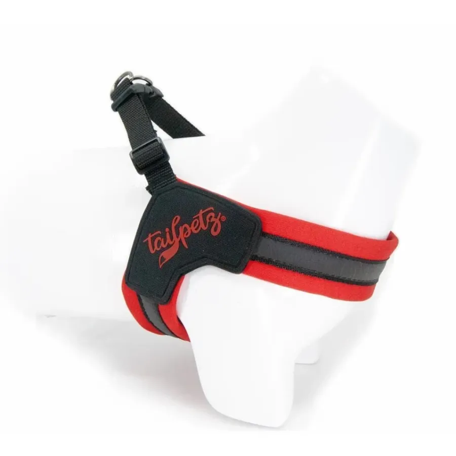 Tailpetz V-Tipi Köpek Göğüs Tasması Kırmızı Large