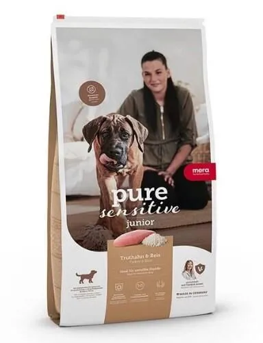 Mera Pure Sensitive Hindili Pirinçli Yavru Köpek Maması 12,5 Kg