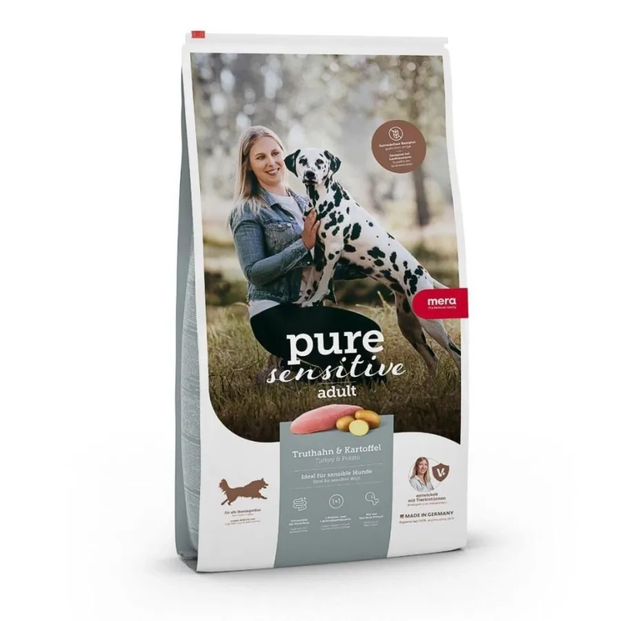 Mera Pure Sensitive Adult Tahılsız Hindi ve Patatesli Yetişkin Köpek Maması 4 Kg