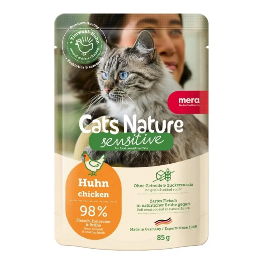 Mera Cats Nature Tavuklu Yetişkin Kedi Yaş Maması 85 Gr