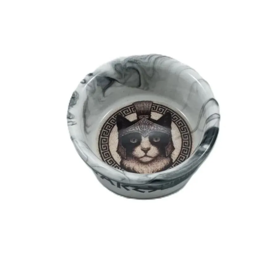 Raccoon Olimpos Serisi Ares Kedi Seramik Mama ve Su Kabı 300 Ml