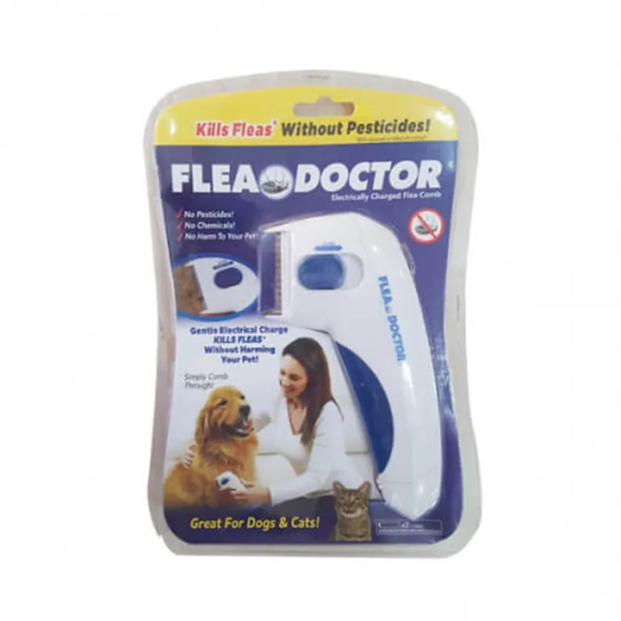 Flea Comb Kedi ve Köpekler İçin Pilli Pire Tarağı