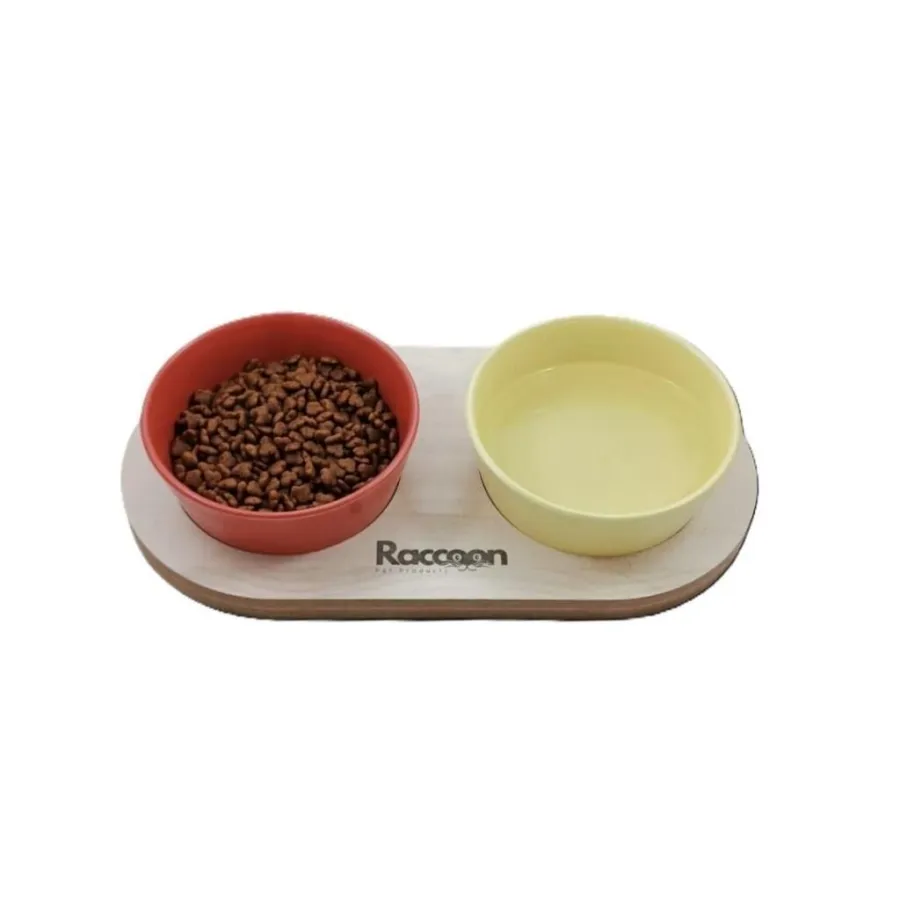 Raccoon Zeus Çift Tablalı Kırmızı-Hardal 16 Cm