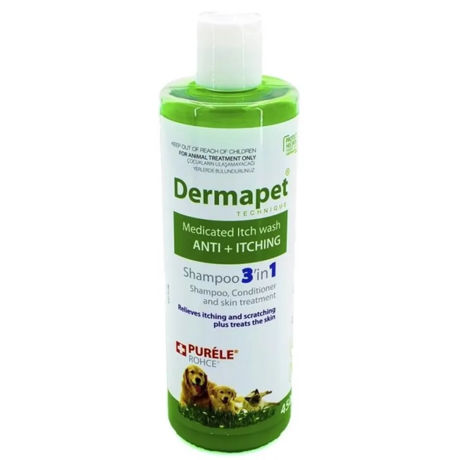 Purele Dermatolojik Etkili 3İn1 Pet Şampuanı 450Ml
