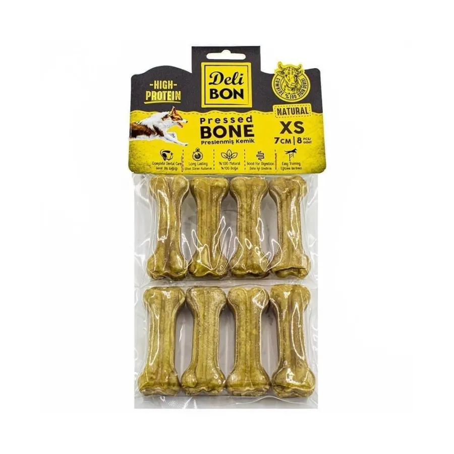 DeliBon Natural Press Köpek Ödülü 7 cm Xs 8 Adet