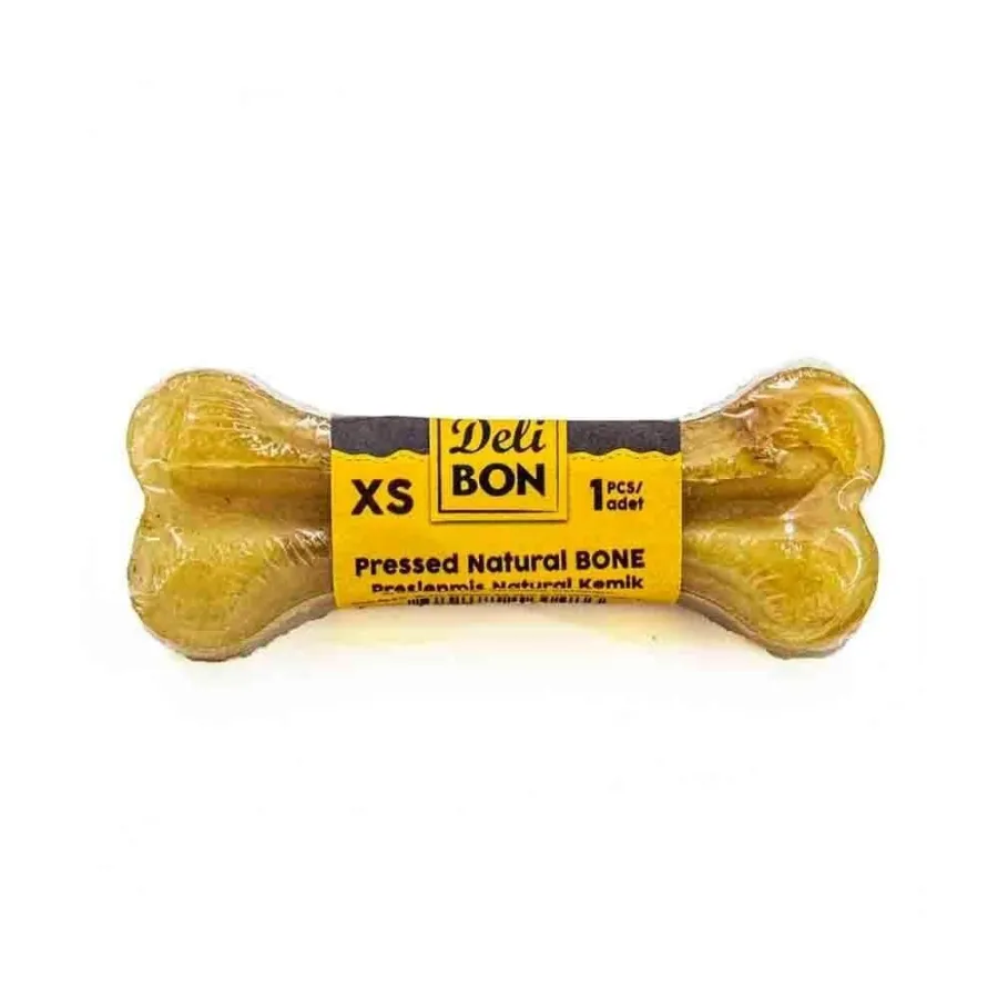Delibon Deri Pres Kemik 7Cm Xs Boy Vakumlu Naturel