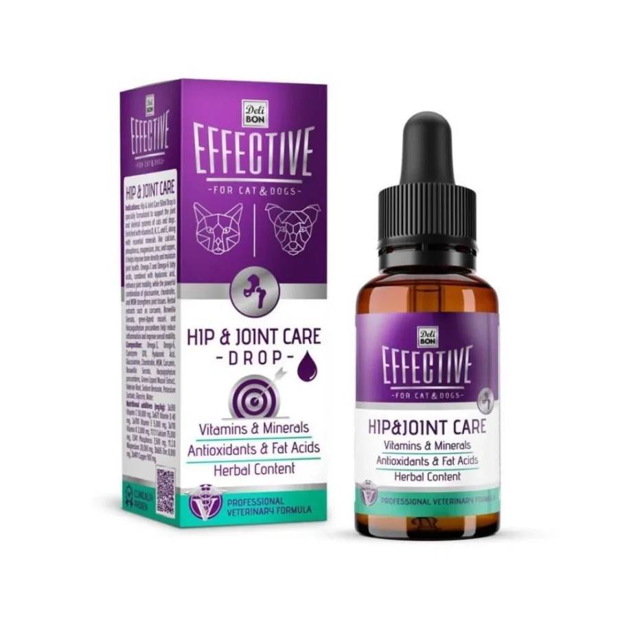 Delibon Effective Kedi Ve Köpek Takviye İskelet Ve Eklem Sistem Sağlığı 50 ML
