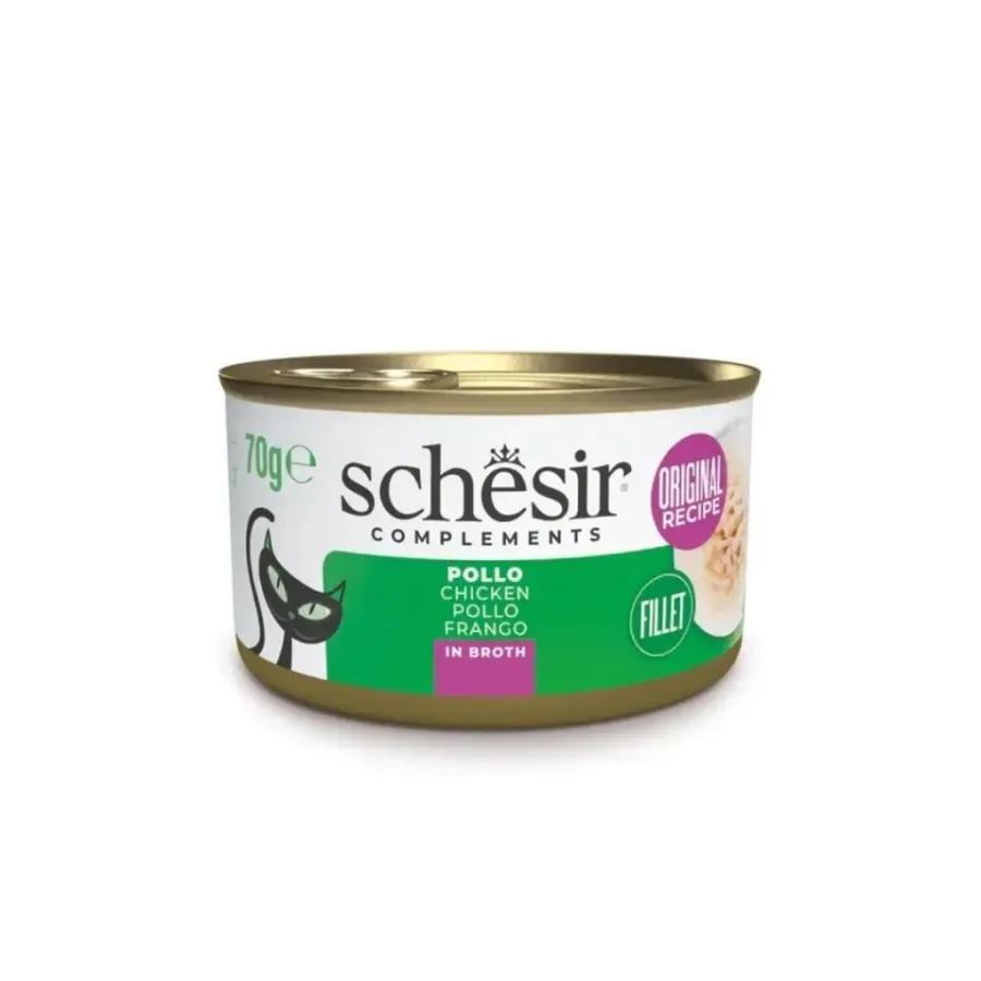 Schesir Tavuk Filetolu Pişirme Suyunda Kedi Yaş Maması 85 Gr