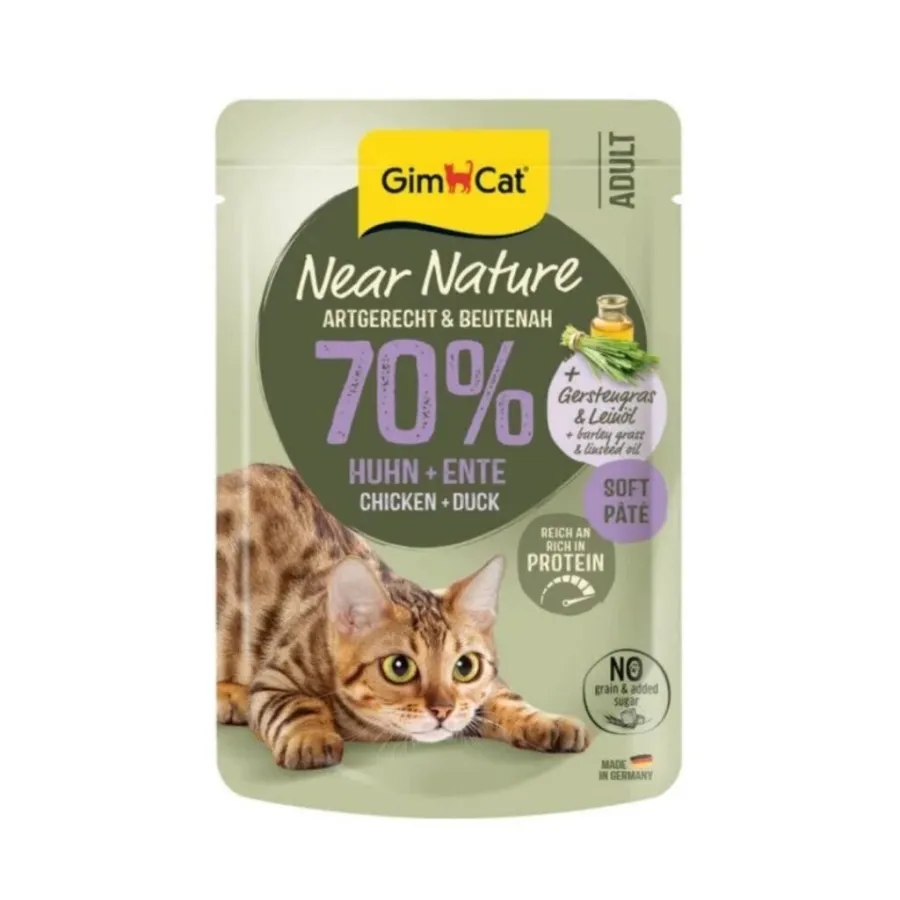 Gimcat Near Nature Tavuklu Ördekli Kedi Yaş Maması 85 Gr