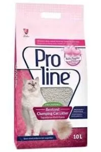 Proline Bebek Pudralı KALIN Kedi Kumu 10 Lt