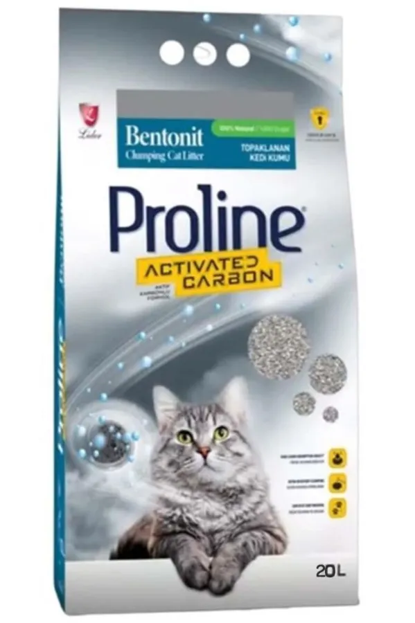Proline Aktif Karbonlu Kedi Kumu 20 LT