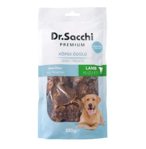 Dr.Sacchi Kuzu Parçacıklı Köpek Ödülü 100 Gr