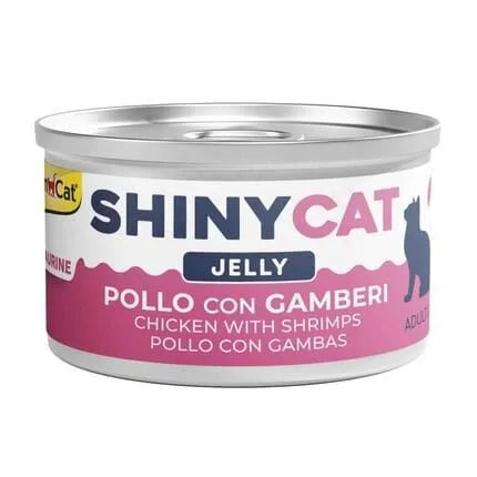 Gimcat Shinycat Jelly Tavuklu Karidesli Kedi Konservesi 70 Gr