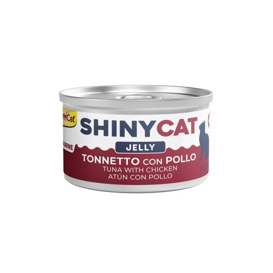 Gimcat Shinycat Jelly Tuna Balıklı Tavuklu Kedi Konservesi 70 Gr