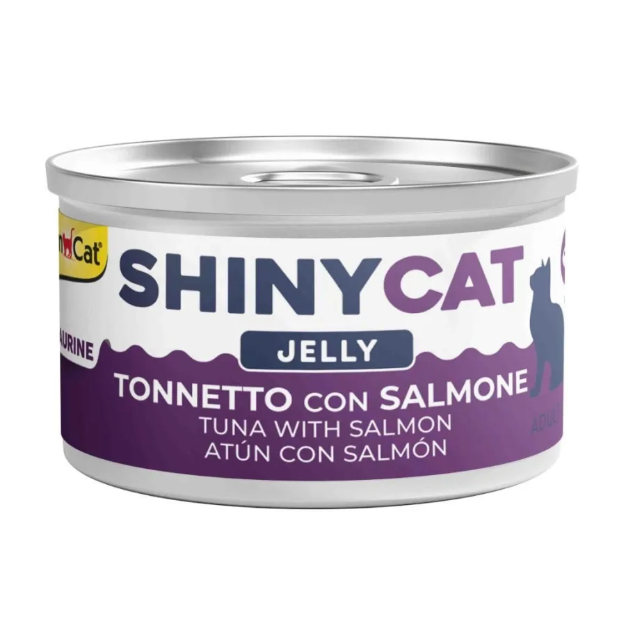 Gimcat Shinycat Jelly Ton Balıklı Somonlu Kedi Konservesi 70 gr