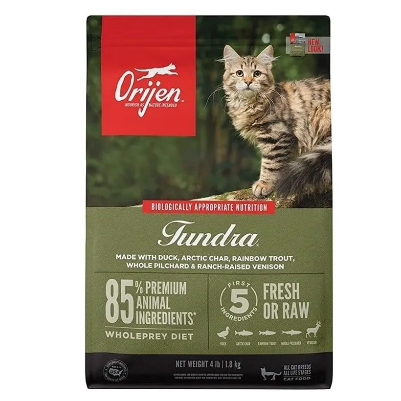 Orijen Tundra Etli Tahılsız Yetişkin Kedi Maması 1,8 Kg