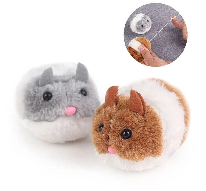 Titreyen Peluş Fare Kedi Oyuncağı