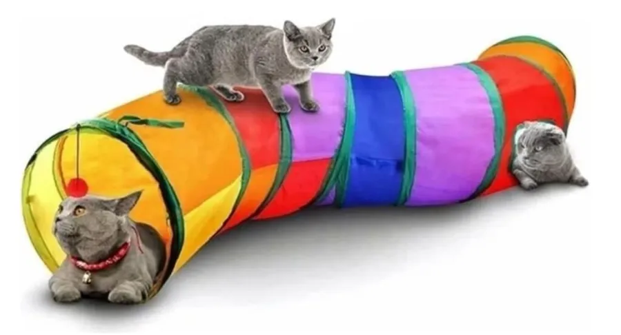 Kıvrımlı Kedi Oyun Tüneli