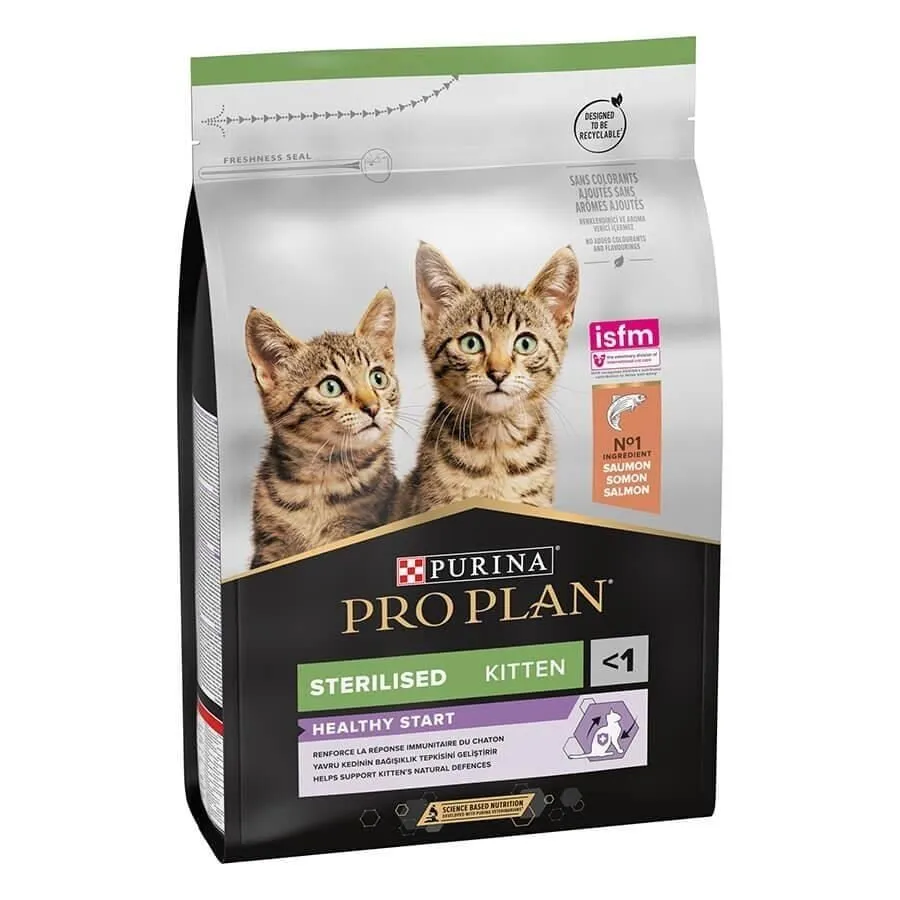 Pro Plan Sterilised Kitten Somonlu Kısır Yavru Kedi Maması 3 kg
