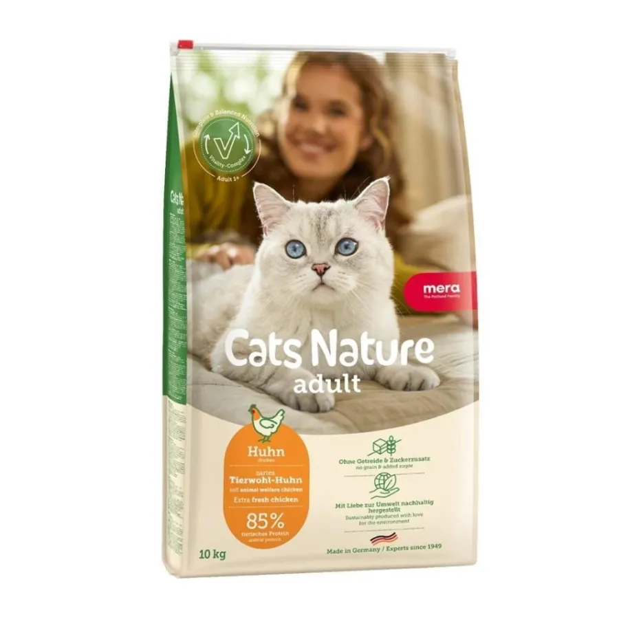 Mera Cats Nature Tavuklu Yetişkin Kedi Maması 10 Kg