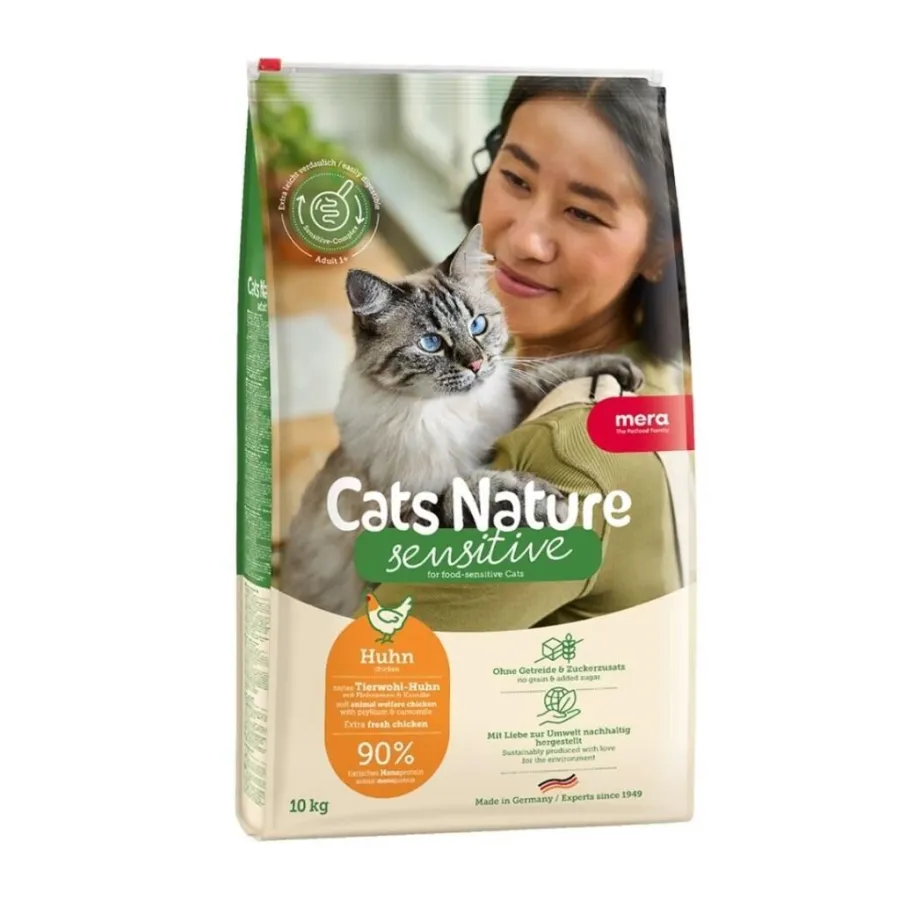 Mera Cats Nature Sensitive Tavuklu Yetişkin Kedi Maması 10 Kg