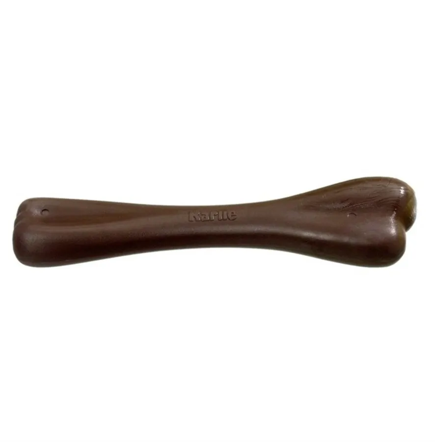 KARLIE NAYLON ÇİĞNEME KEMİĞİ ÇİKOLATALI 19CM