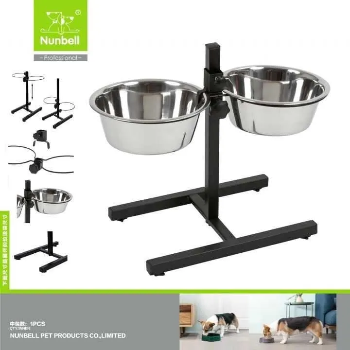 Nunbell İkili Çelik Mama Kabı 26 Cm