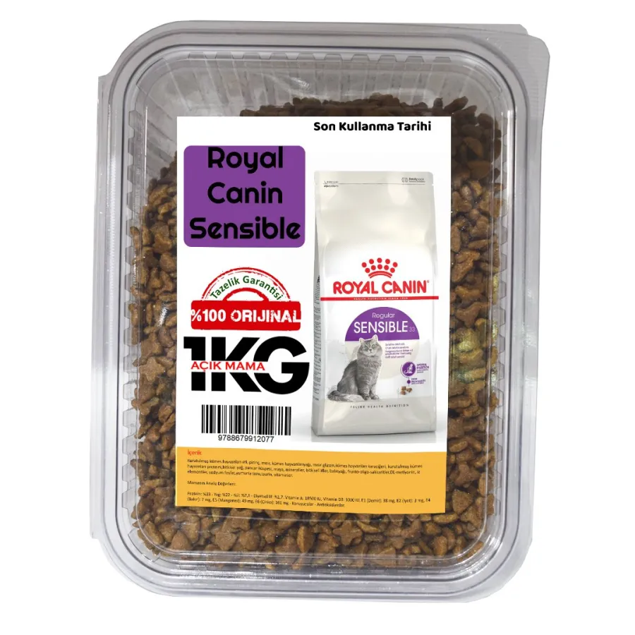 Royal Canin Sensible 33 Kuru Kedi Maması 1 Kg (AÇIK PAKET)