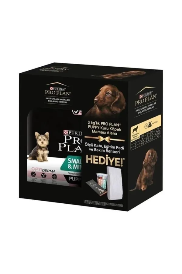 Pro Plan Somonlu Yavru Köpek Başlangıç Seti (3 Kg Mama, Ölçü Kabı, Eğitim Pedi)