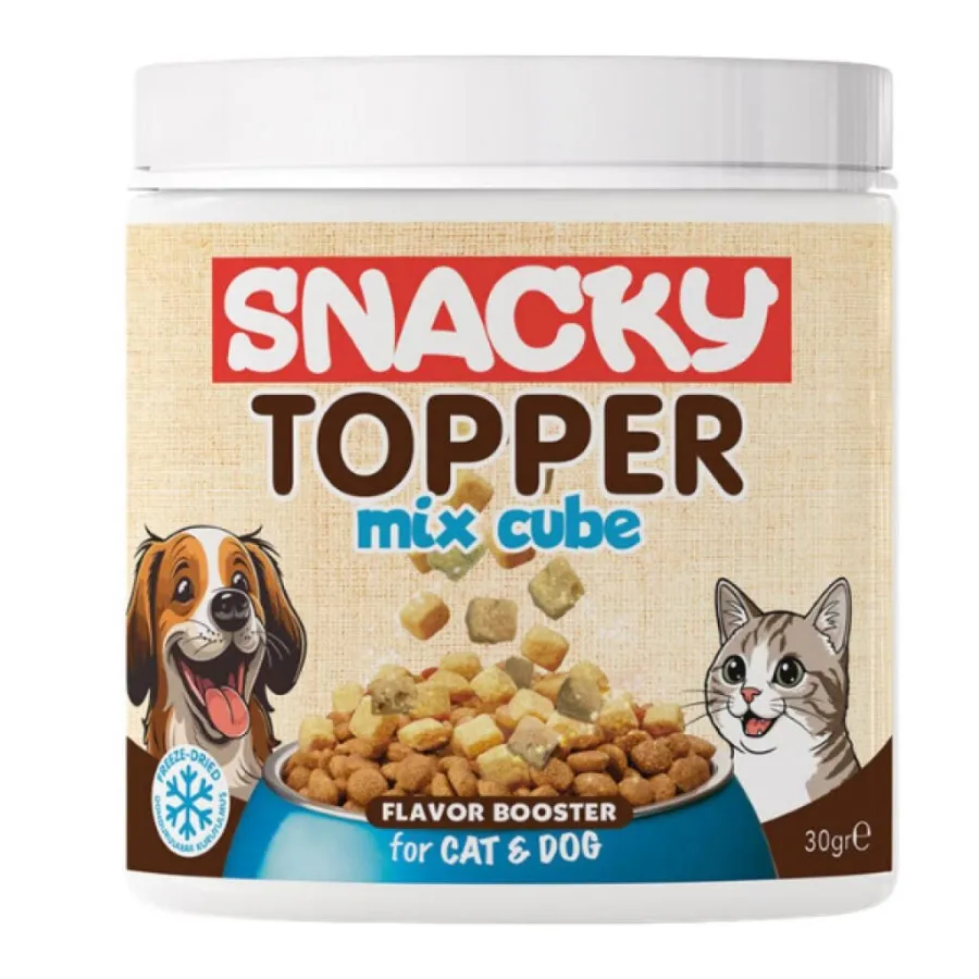 Snacky Frize Dried Chicken Mix Toppers Cube 30 gr