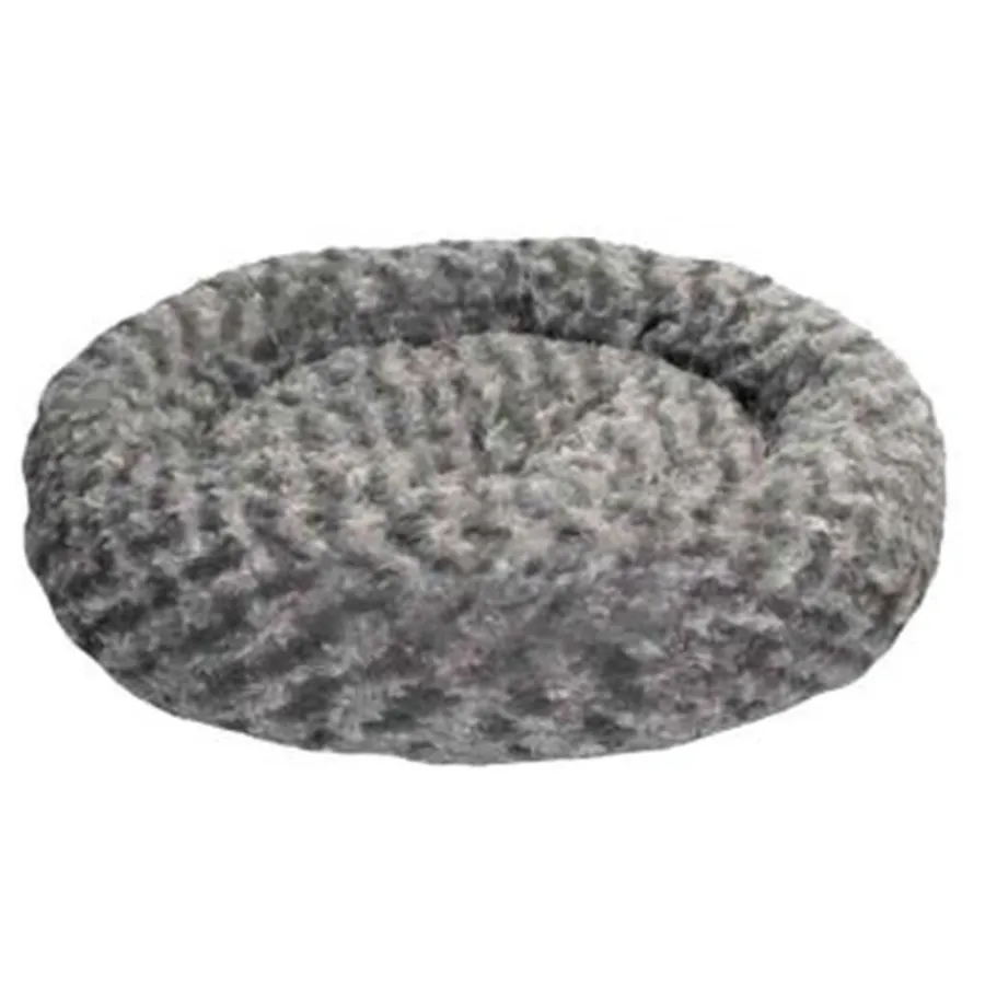 Pet Pretty Simit Yatak Peluş Gri 55x55 cm