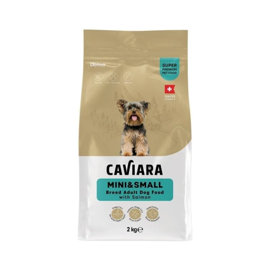Caviara Somonlu Küçük Irk Yetişkin Köpek Maması 2 kg