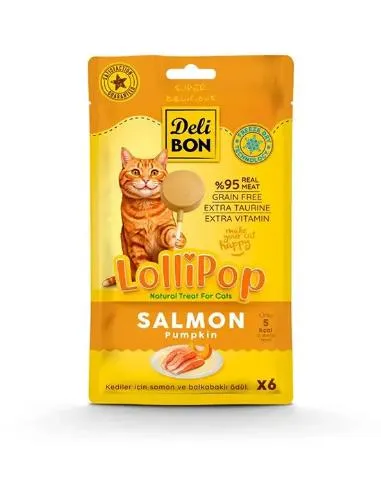 Delibon Somonlu Lolipop Kedi Ödül Maması 6 Lı